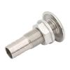 Outdoor Stainless Steel Water Outlet Port Boat Body Bottom Yacht Bilge Drain Vent AccessoryMJS022‑1 2in