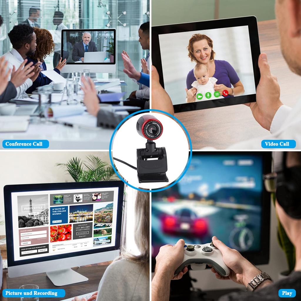 Веб-камера Веб-камера Настольная камера ПК-камера Компьютерная камера Веб-камера Конференц-камера Вращение Вертикальная регулировка Разрешение 640 480 Конференция Игры