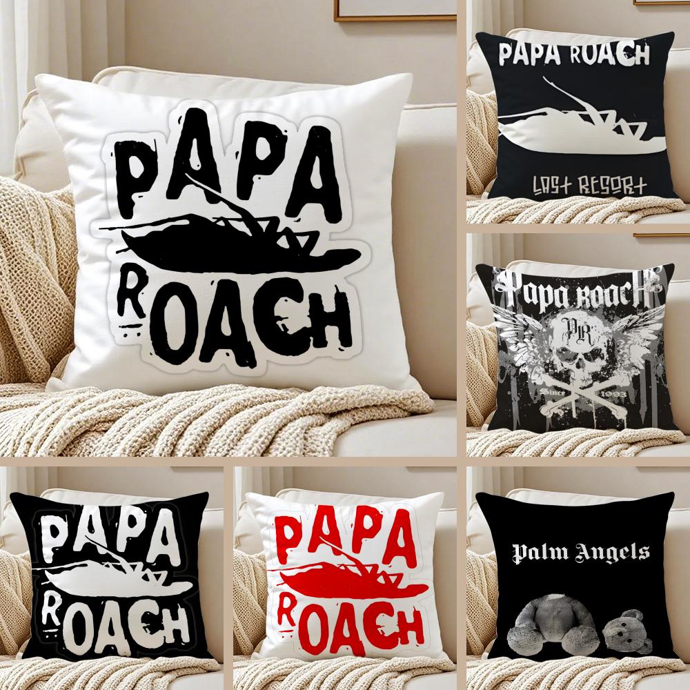 Classic PPapaS RRoach Cushion Cover Pillowcase Antidustmite Invisible Zipper Short Plush Sofa Cushion