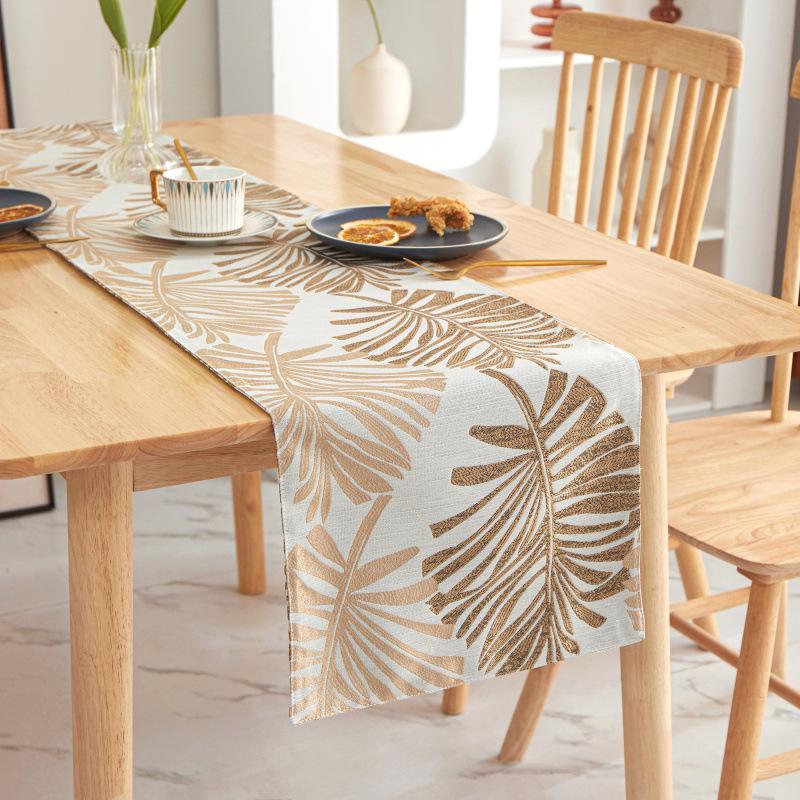 Double-sided Printing Table Runner Living Room Coffee Table Tablecloth Chinese Style Home Decoration