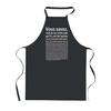 Tablier De Cuisine - PLANETEE - Teinturière "Bonne Ou De Mauvaise" - Noir - Impression Bretonne - 90x60 Cm