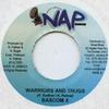 7-дюймовая пластинка BASCOM X - Warriors And Thugs Nap 2005 Ямайский Регги, Ска и Даб