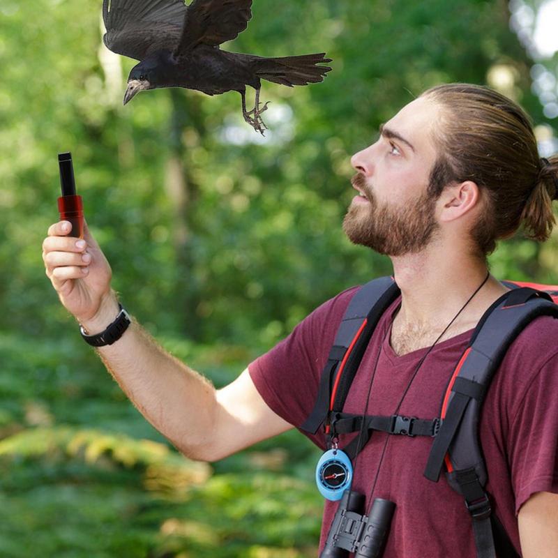 1pcs Hunting Whistle Crow Call Decoy Crow Animal Simulate Sound Attract Wild Goose Turkey Shooting Supplies Outdoor Tool