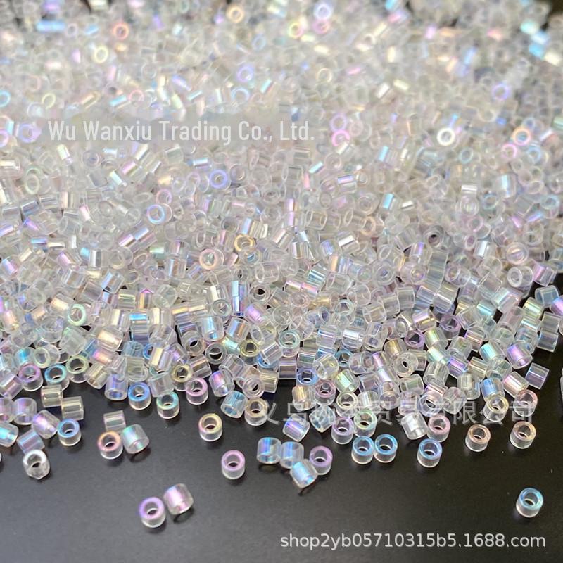 «1,6 мм прозрачные фантазийные старинные бусины для самодельных украшений с кисточками и вышивки»