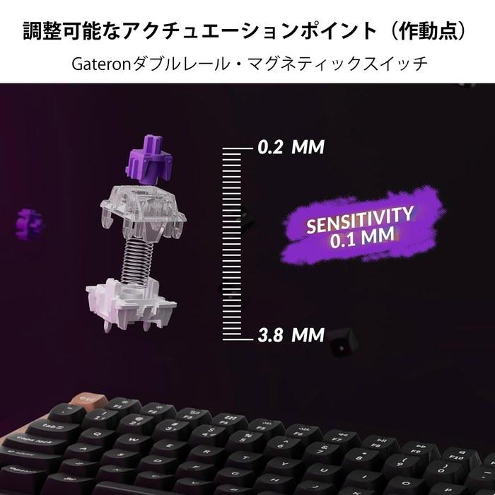 Keychron K4 HE Беспроводная кастомная клавиатура с Rapid Trigger, 96%, Магнитные переключатели Gateron Double Rail с эффектом Холла, 2,4 ГГц/Bluetooth, QMK