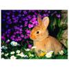 5D Diamond Painting Flower Rabbit Cross Stitch Kits Diamond Embroidery