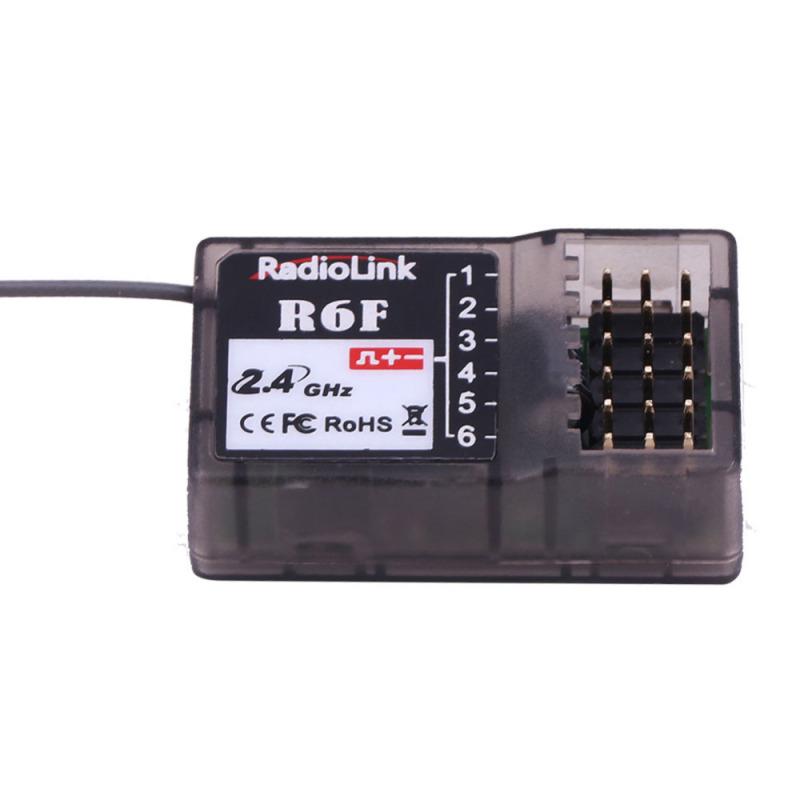 RadioLink R6F 2.4Ghz 6CH 2018 RC приемник аксессуар для RC6GS RC4GS RC3S RC4G T8FB передатчик горячий