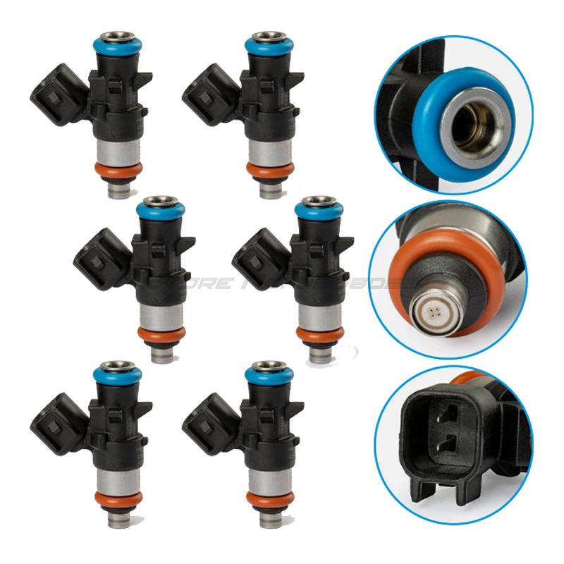 Fuel Injector 0280158233 5184085AC RL184085AC for 2011- Jeep Grand Cherokee/Dodge Challenger/Chrysler Pacifica 3.6L