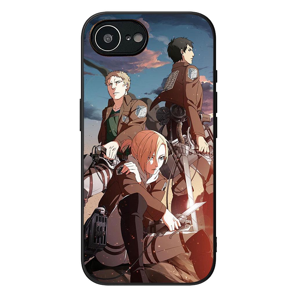Attack Jaeger on titan Eren Anime Levi Case for Motorola Moto G04 G13 G14 G22 G23 G32 G34 G35 G64 G82 G84 G53 G72 E14 E15 E13