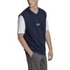 Adidas Vests Men's Blue V neck Moderate Other HG8092