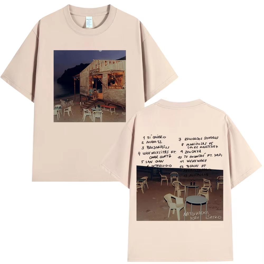 2026 Rap Artist SAIKO Xia Shi Yes Album TShirt for Men and Women Cotton Casual HipHop Retro TShirt Springsummer new