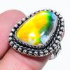 Dicorich Glass Handmade 925 Sterling Silver Jewelry Ring Size 6 W0A81