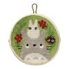 Marushin Pouch Ghibli Totoro Leaf Wreath with Carabiner 1165057800