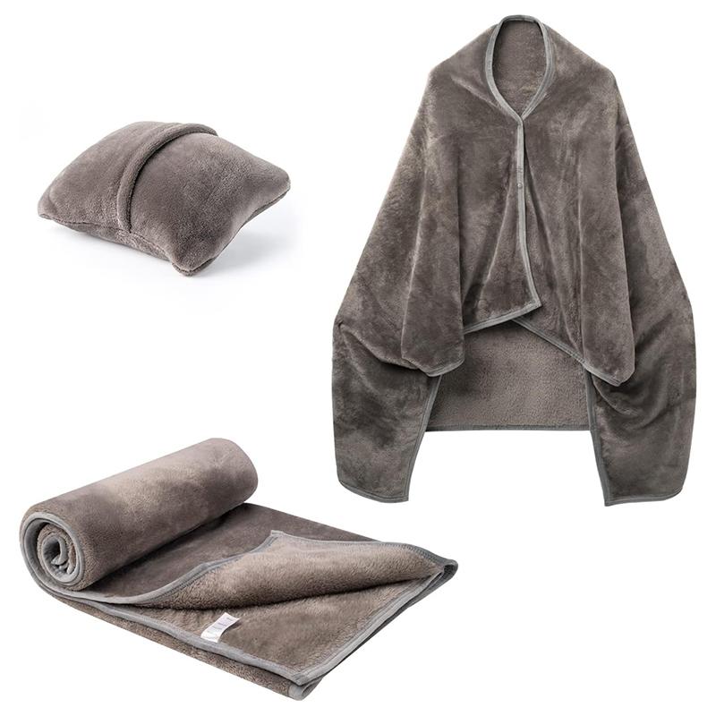 Soft Comfortable Cover Blanket Light Plush Flannel Blanket Warm Plush Sofa Bed Holding Blanket