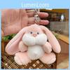 Adorable Plush Bunny Keychain Cute Stuffed Animal Backpack Charm Gift Toy