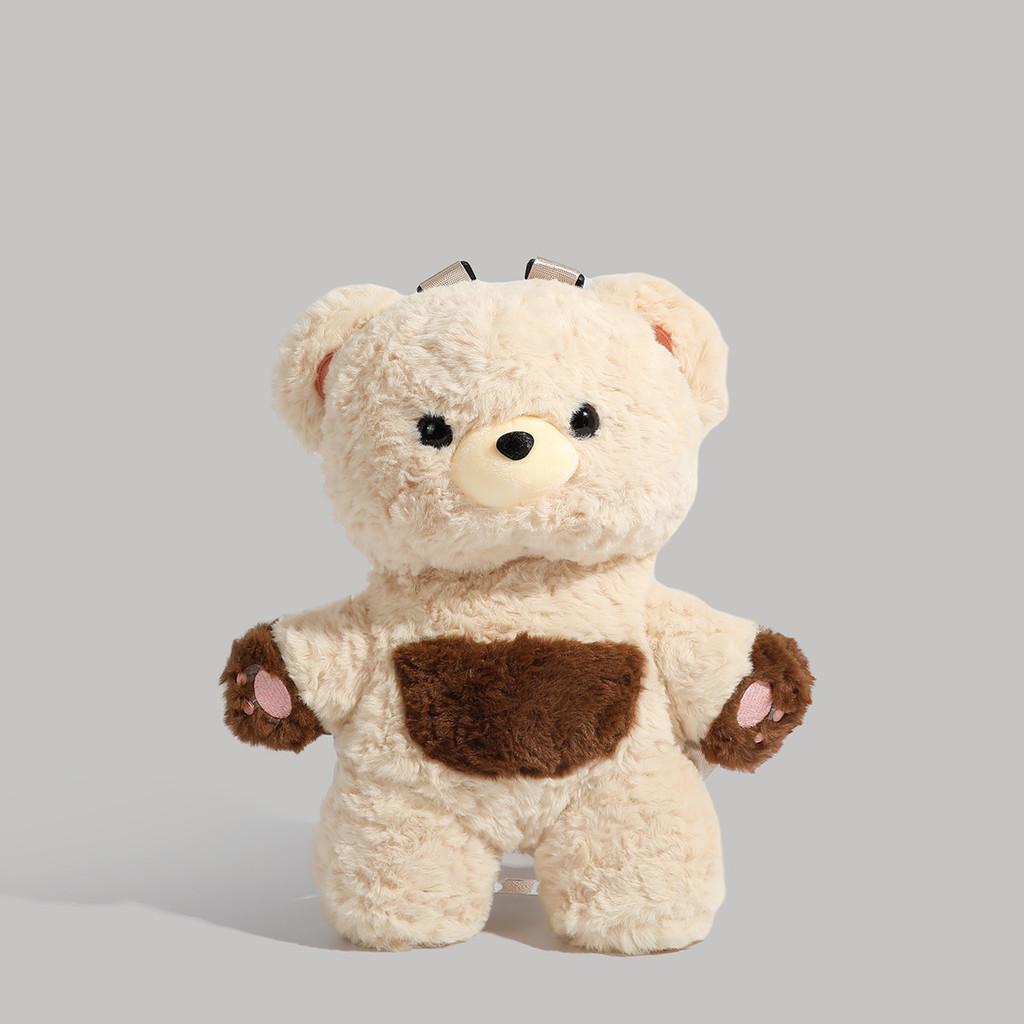 Милый плюшевый рюкзак в форме медвежонка Тедди, подходящий для повседневных нарядов девочек