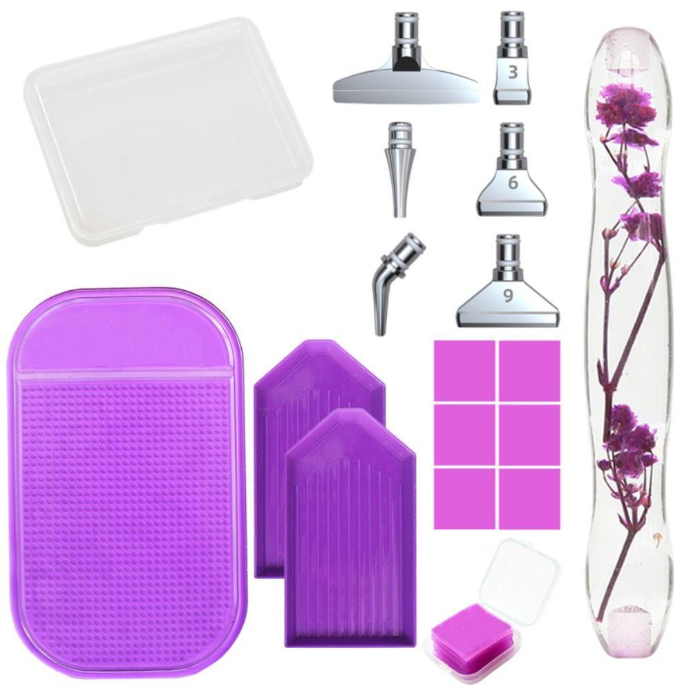 Flower Glitter Diamond Replace Pen Head Point Drill Pens Resin Diamond Painting Pen Resin Pen