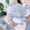 Interactive Soft Elephant Lion Plush Toy PP Cotton Soothing Hug Pillow Birthday Parties