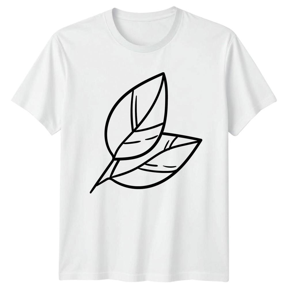 Simple Botanical Leaf Design TShirt Botanical Leaf Nature Birthday Gift