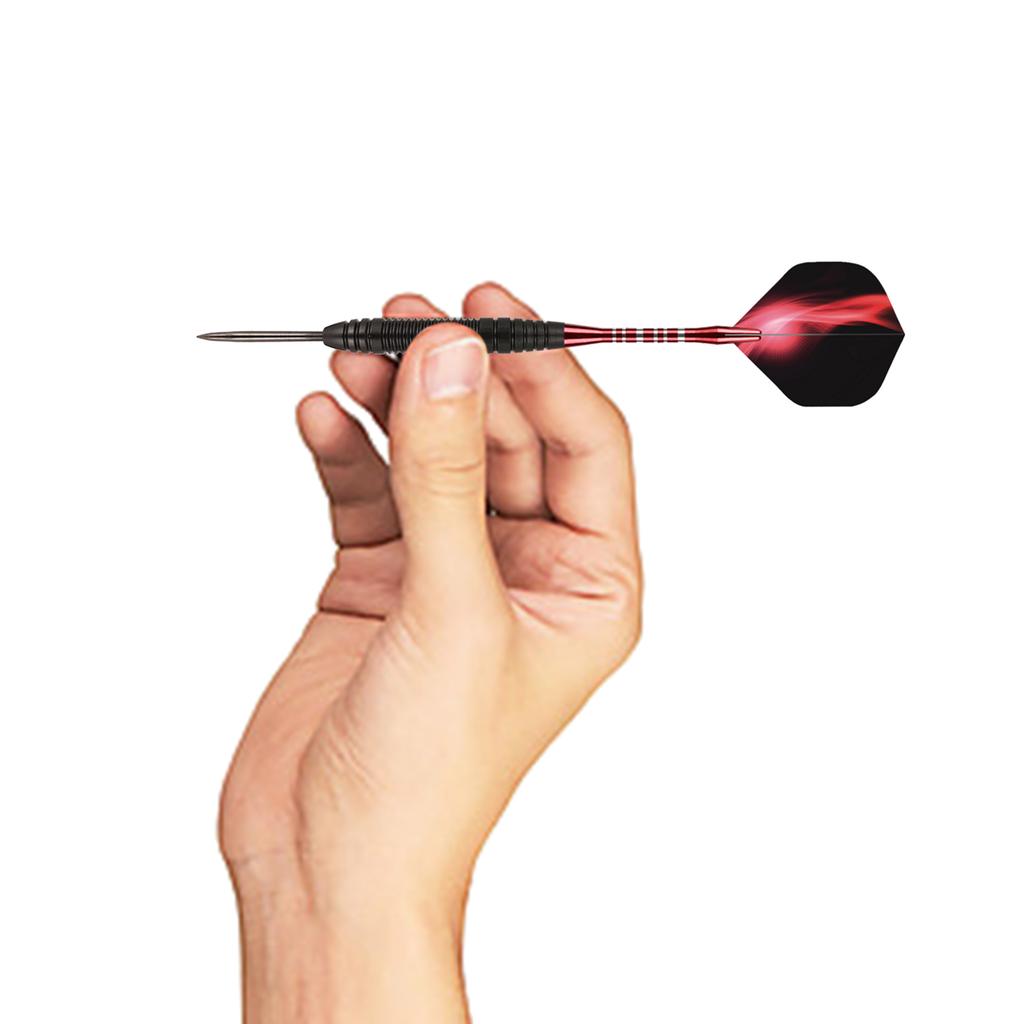 1 Set 22g Steel Darts Needle Set Professional Metal Tipped Darts Set for Indoor Needle Throwing Dartboard Game