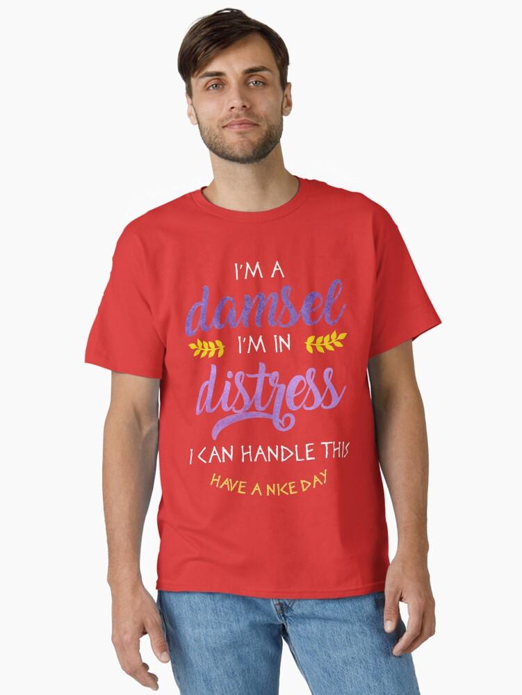 Hercules I'm a Damsel (Black) Classic T-Shirt