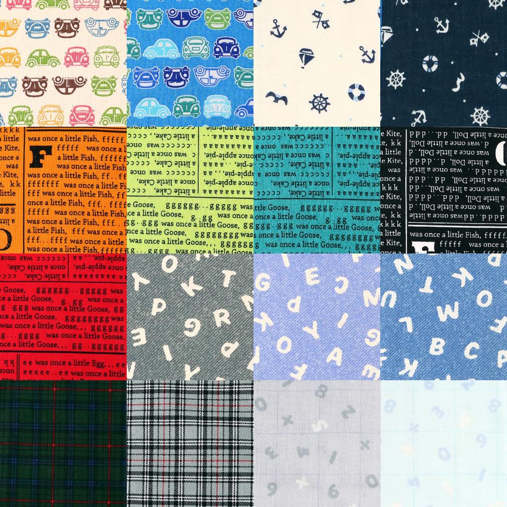 Детский набор из 30 половинных носовых платков из марли, симпатичный узор, набор для вечеринок и мероприятий [кластер] [кластер] [полностью