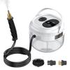 Pressurized Handheld Multi-surface Steam Cleaner with 3 Brushes and Extended Rod for Home Portable
