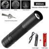 850nm/940nm Infrared Flashlight Adjustable Focus Zoomable IR Hunting Torch Infrared Radiation Weapon Light Night Vision Devices