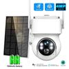 2.5K 4MP WiFi Solar Outdoor Home Human Detection PTZ IP Camera Smart Security Protection CCTV Video Cam