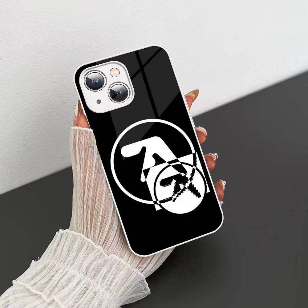 DJ A-Aphex T-Twin Закаленное Стекло Для Iphone 14 13 12 11 Pro Mini XS MAX 14Plus X XS XR Чехол
