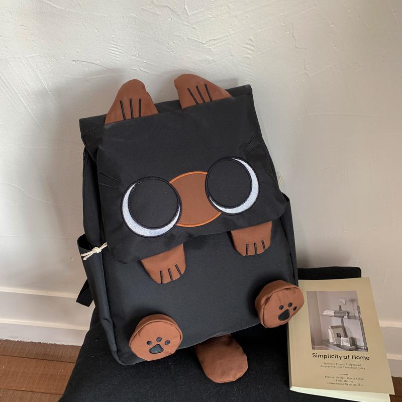 Новый высококачественный, свежий, милый и симпатичный мультяшный рюкзак с котенком, легкий и вместительный рюкзак для учеников начальной и средней школы