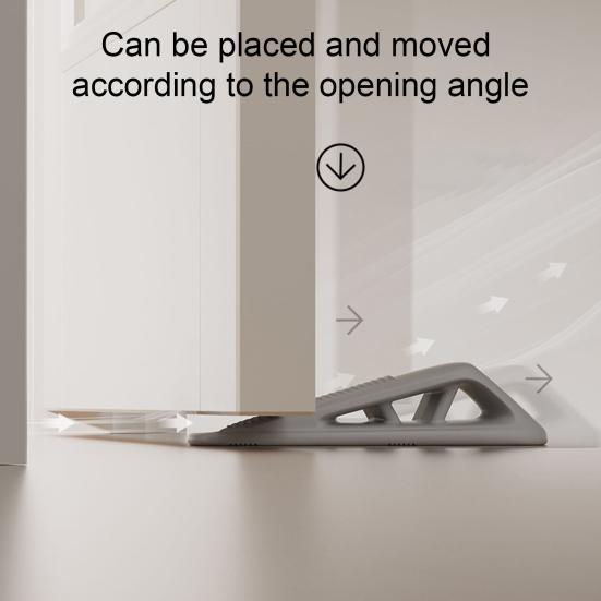 Door Stopper Anti-slip Windproof No Drilling Anti-collision Door Bottom Wedge Heavy Duty Home Office Carpet Tile Concrete Wooden Floor Doorstop
