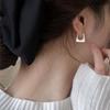 2022 Trendy High-End Niche Design Ear Clips: Elegant Celebrity-Inspired Silver Needle Earrings for Women