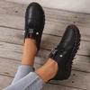 Fashion 2024 Women's Flat Shoes New Orthopedic Loafers Woman Moccasins Stitched Slip On Ballet Flats For Women Nurse Shoes Medical