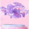 Flash Lighting Remote Control Aircraft Toy Gravity Sensing Quadcopter Toy  RC Hobby