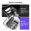 Автомобильная наклейка Портативная сумка-органайзер для хранения в автомобиле Чехол-органайзер на молнии для путешествий Автомобильный для Mercedes Benz AMG A C E S G Class W201 W210 W108 W204