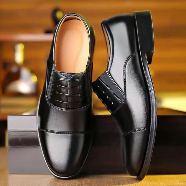 Men's Fashion One-step Formal Shoes-fashionable British Style, Durable Rubber Sole, Comfortable, Business Casual, One-step, Lazy Shoes