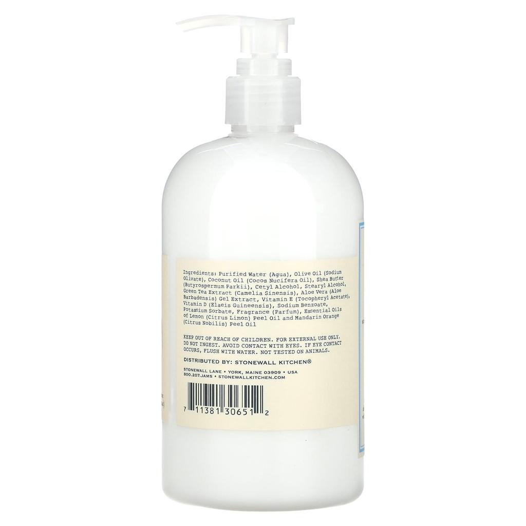 Stonewall Kitchen Hand Lotion, Coastal Breeze, 16.9 Fl Oz (500 Ml)