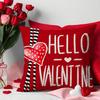 Valentine's Day Love Pillow Case Bedroom Decoration Letter Print Pillow New Style Sofa Pillow