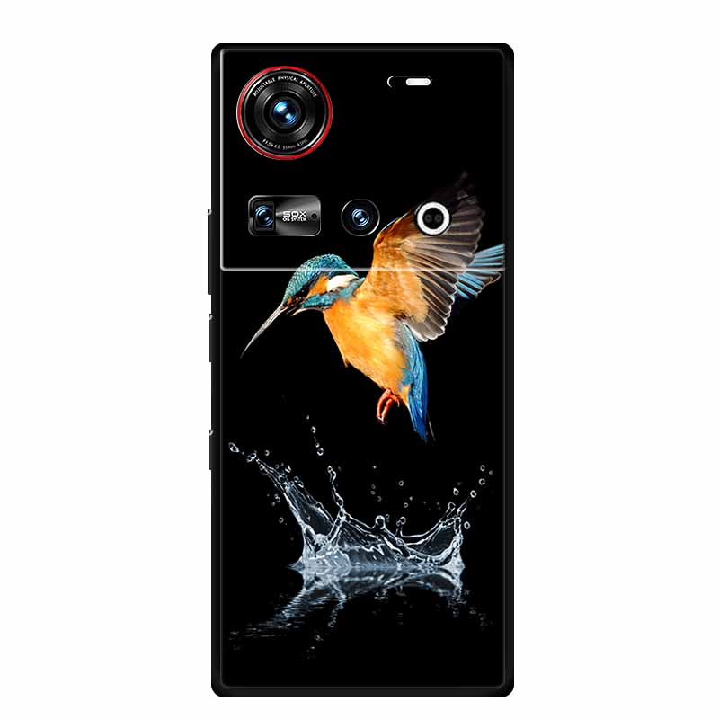 Чехол для ZTE nubia Z70 Ultra 5G Z70Ultra 6,85" Черный Силиконовый Мягкий Чехол для Телефона Для ZTE Nubia Z70 Ultra Задняя Крышка Чехол Z 70 Ultra