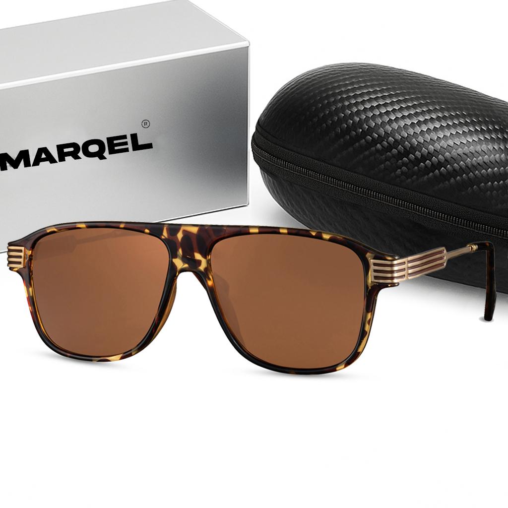 Солнцезащитные очки MARQEL Коричневая черепаховая оправа UV400 L6141