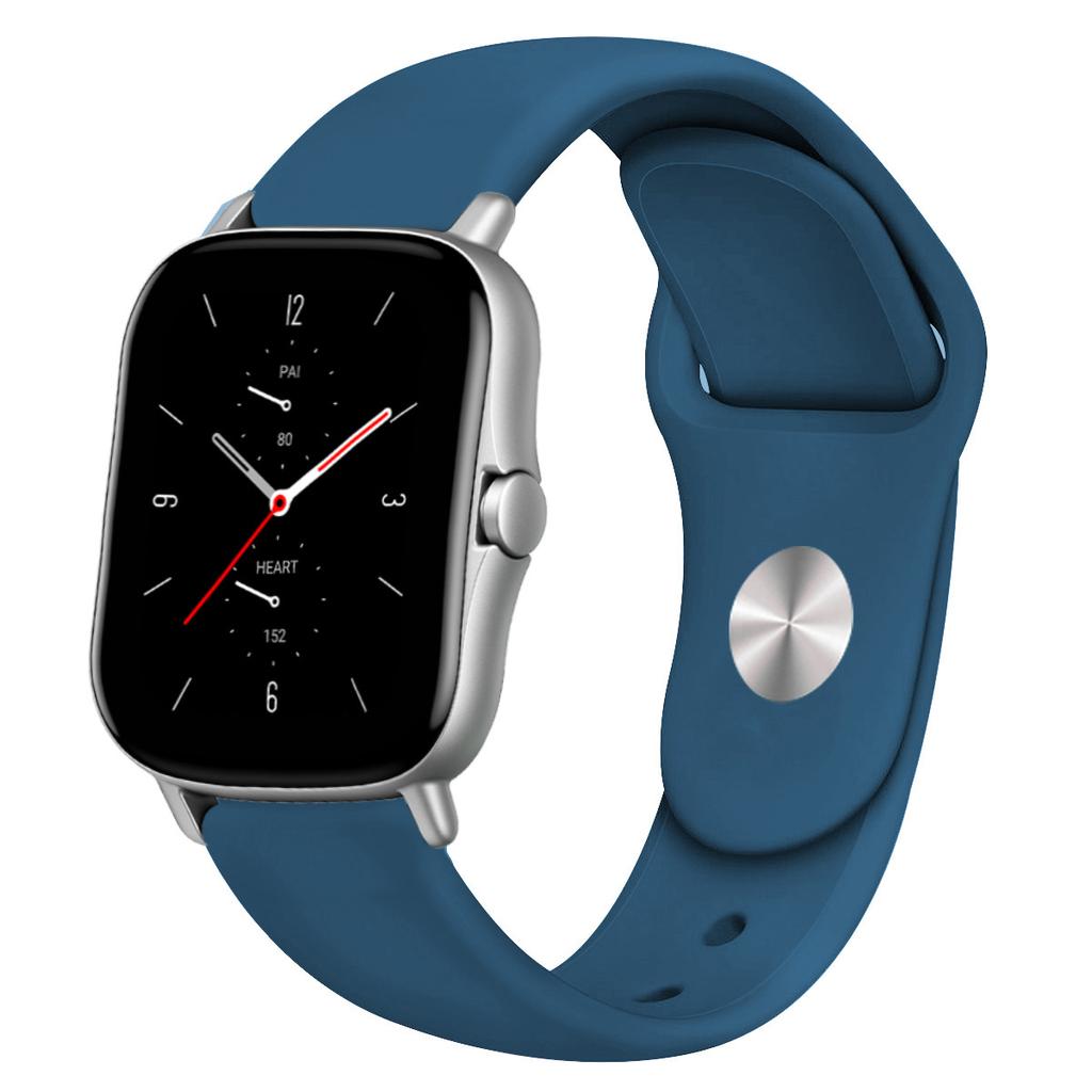 20 мм/22 мм ремешки для часов для Amazfit GTS 4/3/2/2e/Mini/GTR 42 мм/GTR 4/3 Pro Силиконовый браслет Amazfit helio/balance 2 bip 5 6 ремешок