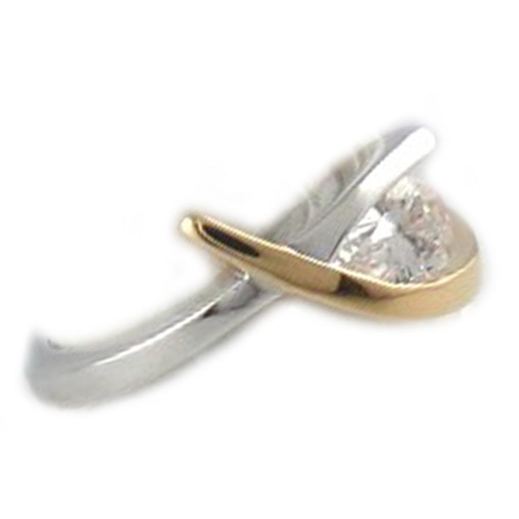 Bague Plaqué Or 'Câlin' 2 tons
