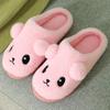 Non-slip Cartoon Dog Warm Home Plus Size Cute Plus Velvet Soft Bottom Cotton Slippers Indoor Cotton Shoes