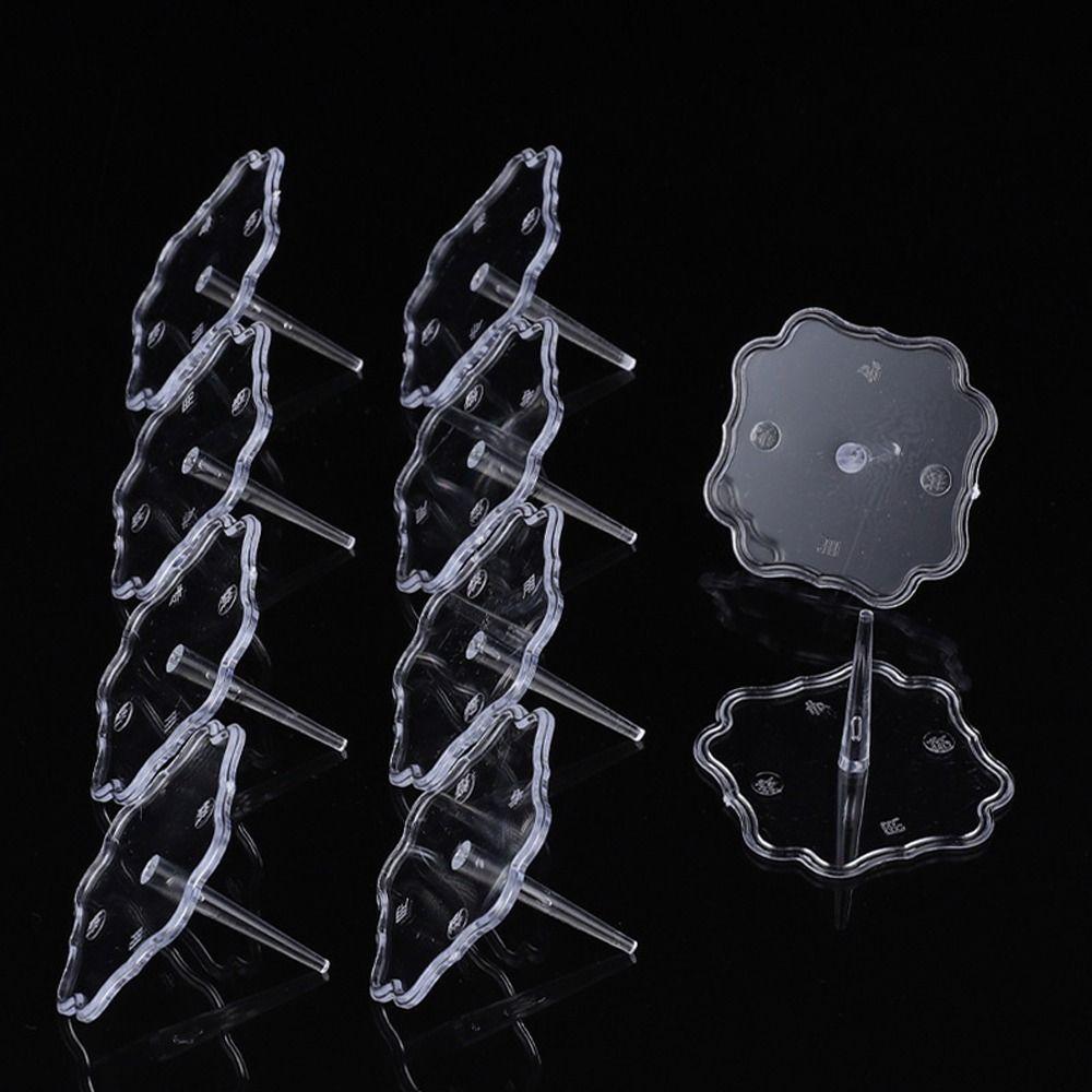 100 шт. Прозрачная основа для выпечки торта, пластиковая основа для фиксации куклы, декор для вечеринки по случаю дня рождения