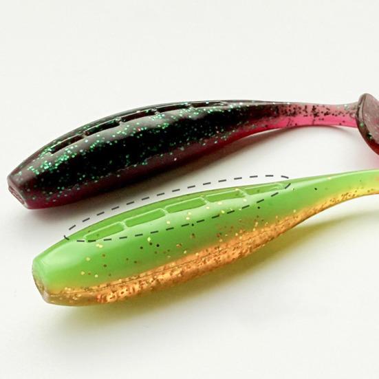 10 шт. Искусственные приманки Яркий цвет Реалистичный вид Компактный дизайн Портативные Долговечные Мягкая приманка Свимбейт Аксессуары