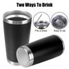 20oz Stainless Steel Vacuum Thermal Mug Beer Cups With Lids With Lids Water Bottle Insulated Leakproof Drinkware