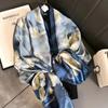 Spring, Summer and Autumn New Simulation Silk Scarf Female Decorative Hobo Shawl Sunscreen Beach Towel