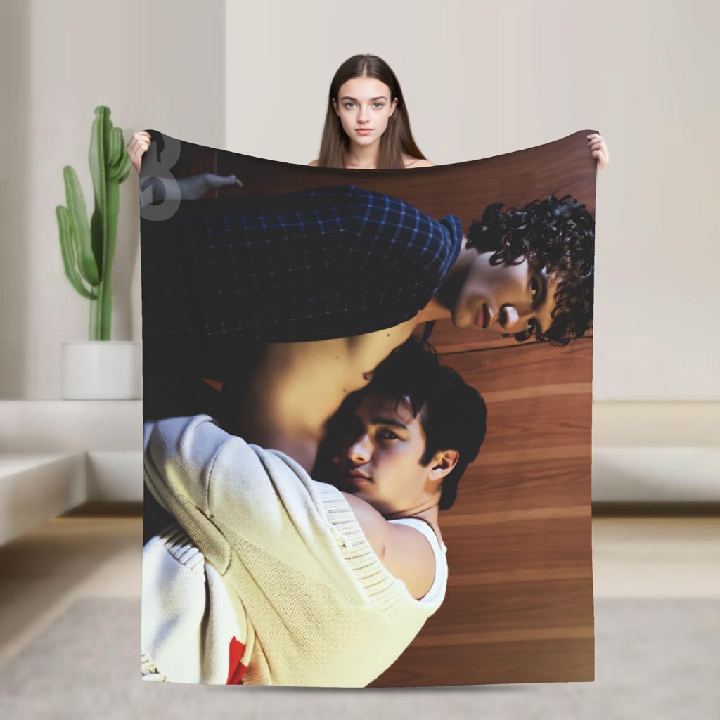 Heated Rivalry Flannel Blankets Warm Soft Throw Blanket for Living Room Travel Street Trend Bedspread Sofa Bed Cover