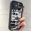 Мультяшная Черная Пазловая Лестница Защитный Чехол для iPhone 14/15/16/17 Pro Max